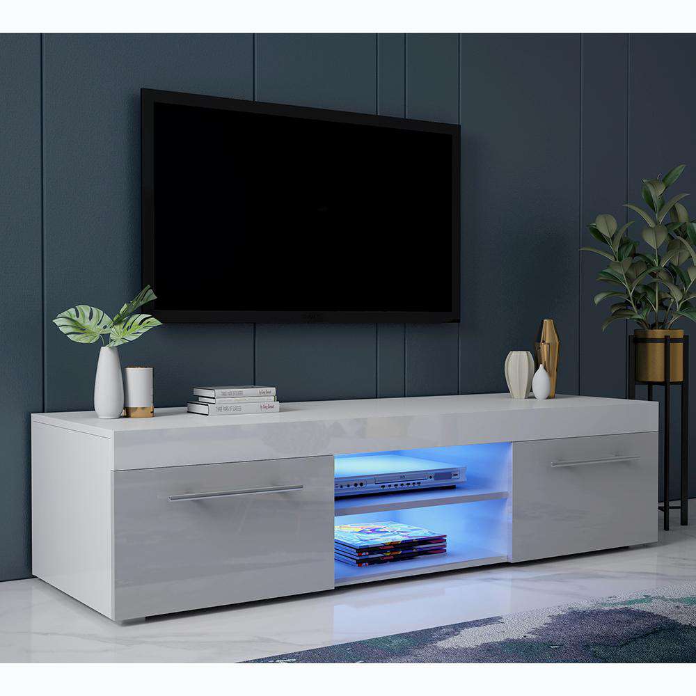 Fityou® 135cm Grey Two Drawers TV Stand - Fit You