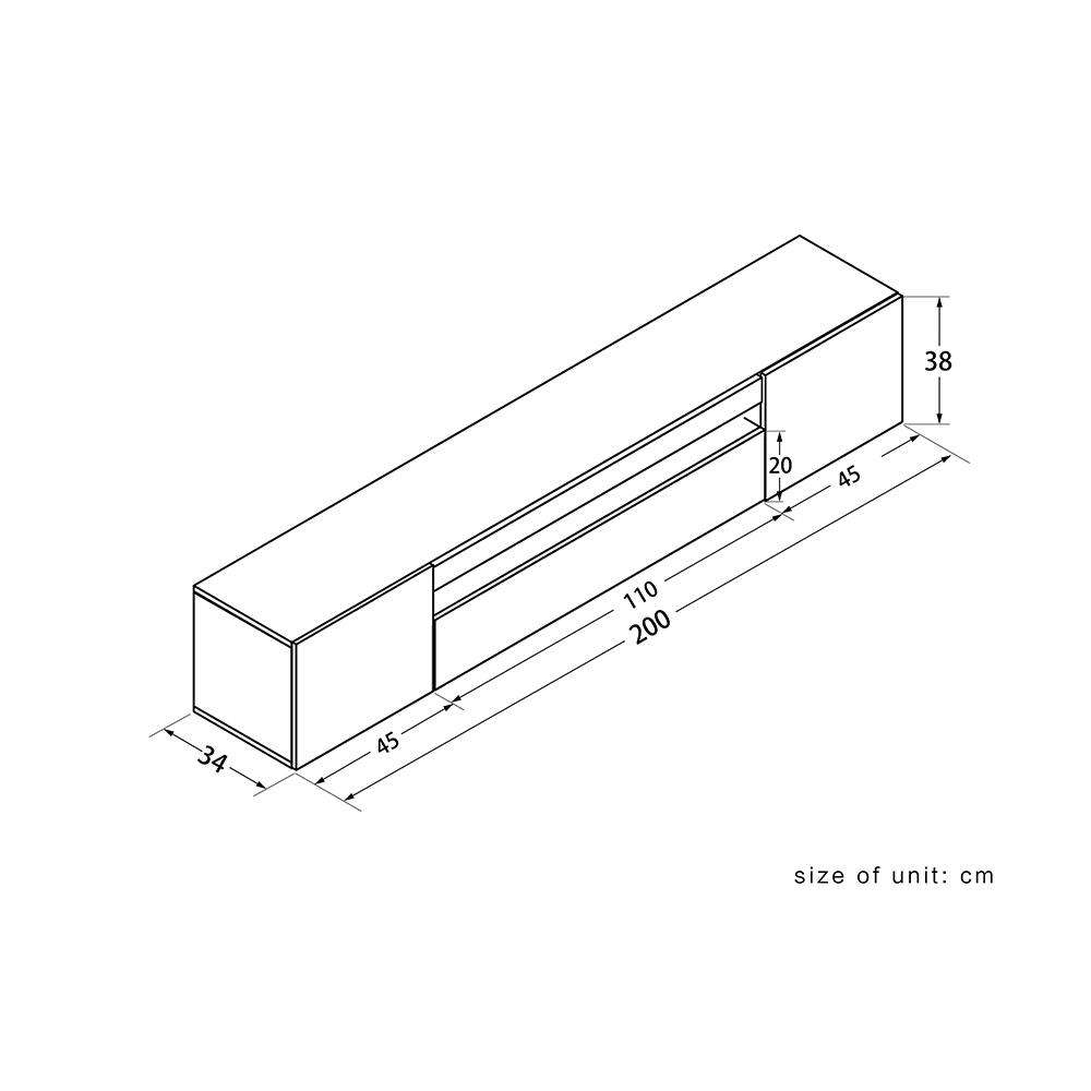 【Pre Sale Shipping On Feb 20th】Fityou® White High Gloss Front Led TV Stand up to 85" - Fit You
