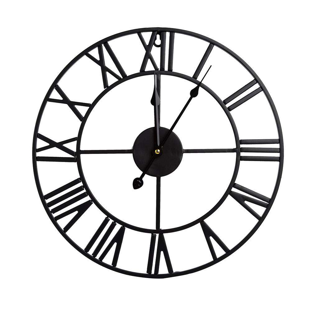 Fityou® 40/60/80CM Large Roman Numeral Face Round Wall Clock - Fit You