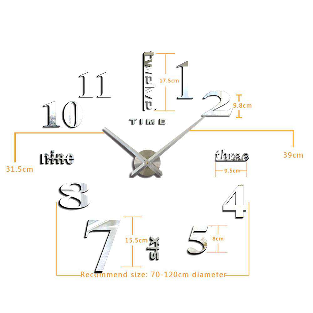 Fityou® DIY Arabic Digital Art Clock - Fit You