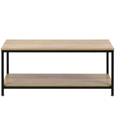 Fityou® Coffee Table Metal Frame Oak - Fit You