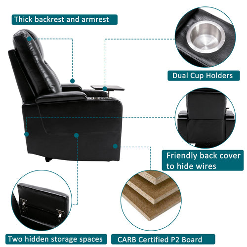 Electric Recliner Chair with USB Charge Port - Fit You