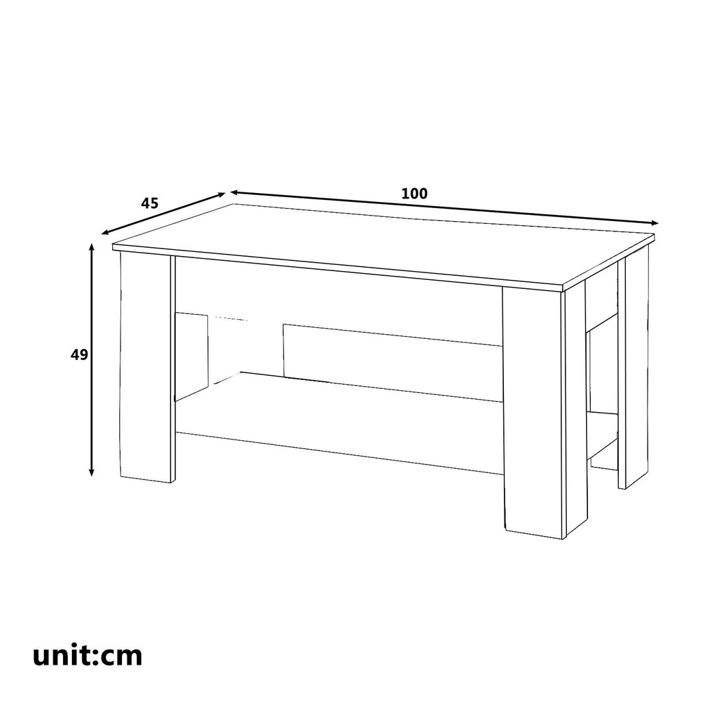 Fityou® Lift Up Coffee Table with Storage - Fit You