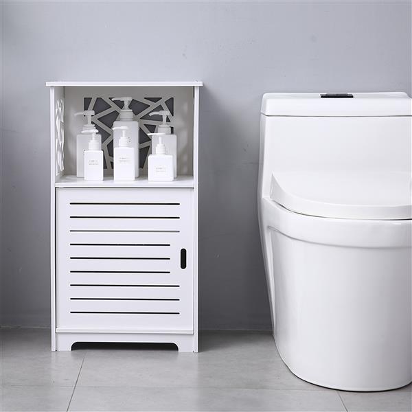 Single Door With Compartment 70cm High Bedside Table - Fit You