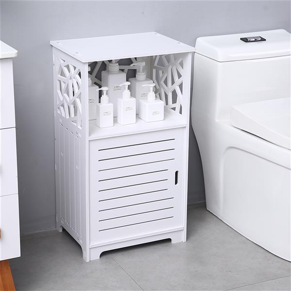 Single Door With Compartment 70cm High Bedside Table - Fit You