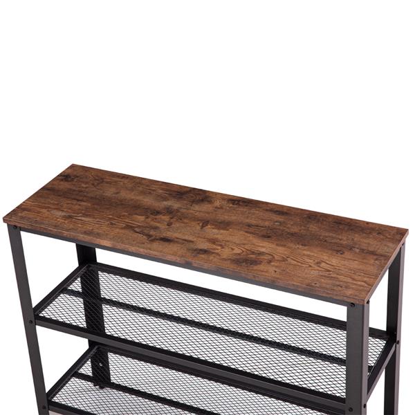 Industrial Style Three-Tier Console Table - Fit You