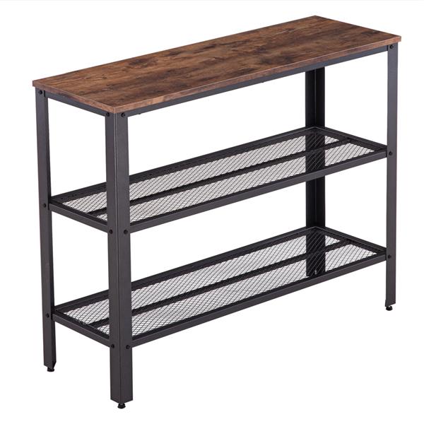 Industrial Style Three-Tier Console Table - Fit You