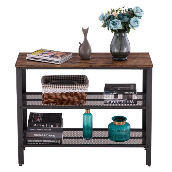 Industrial Style Three-Tier Console Table - Fit You