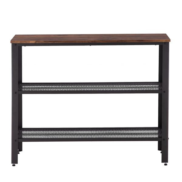 Industrial Style Three-Tier Console Table - Fit You