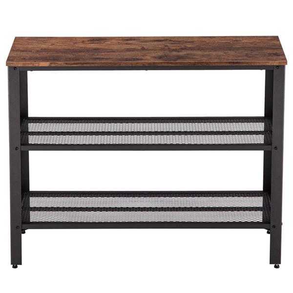 Industrial Style Three-Tier Console Table - Fit You