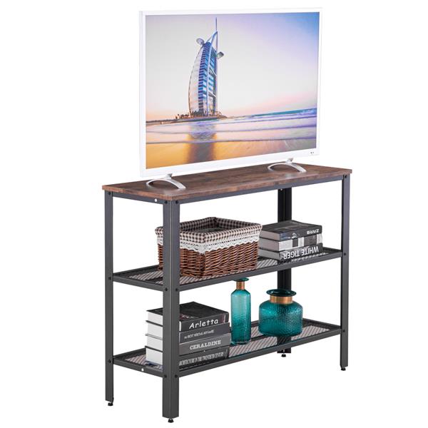 Industrial Style Three-Tier Console Table - Fit You