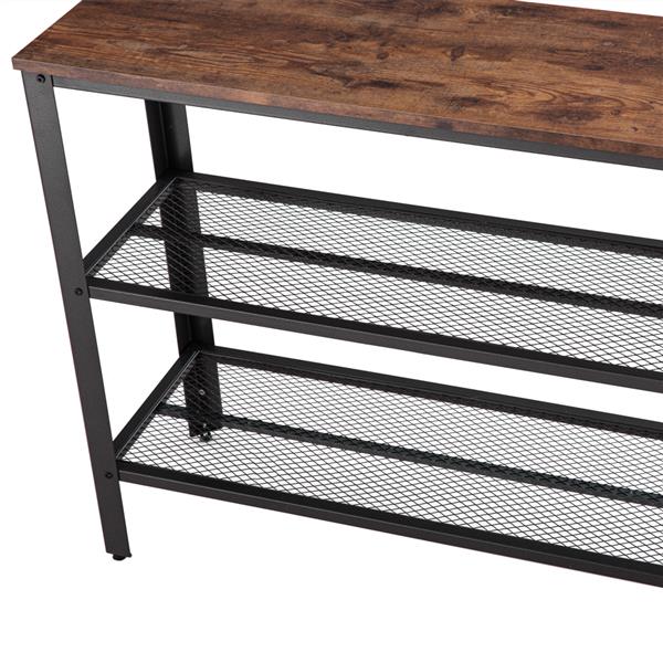 Industrial Style Three-Tier Console Table - Fit You