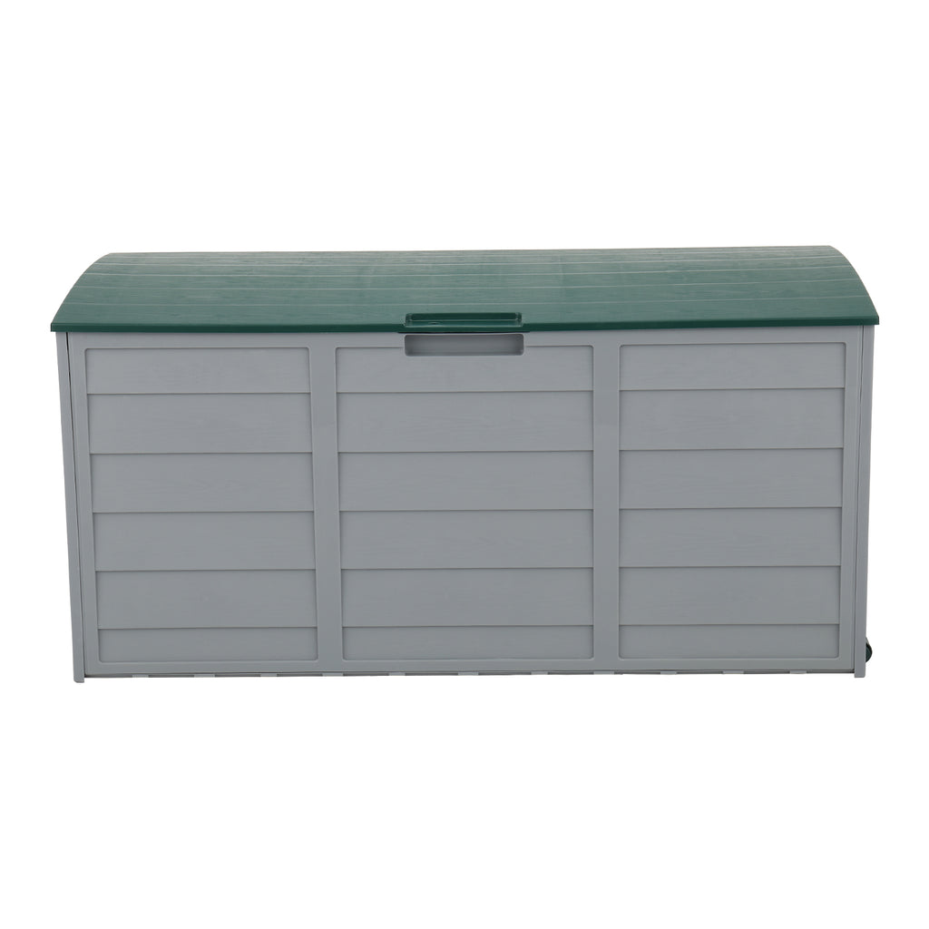 Fityou® Waterproof 75GAL 260L Outdoor Garden Plastic Storage Box Grey - Fit You