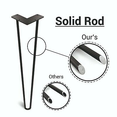 Black Steel Metal Furniture Hair Pin Leg Set - Fit You