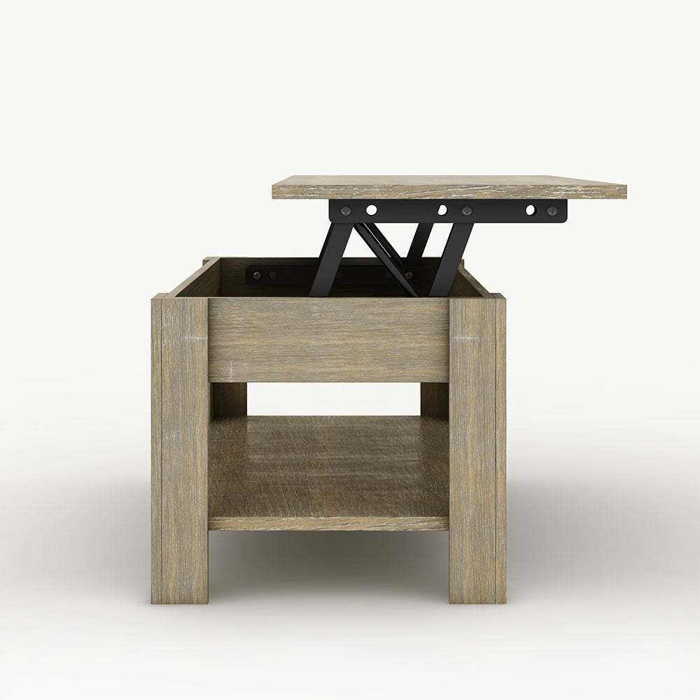 【Presale】Fityou®Oak lifting coffee table - Fit You