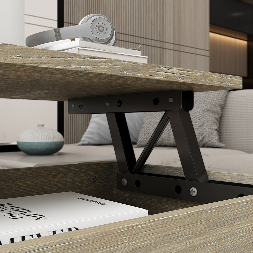 【Presale】Fityou®Oak lifting coffee table - Fit You