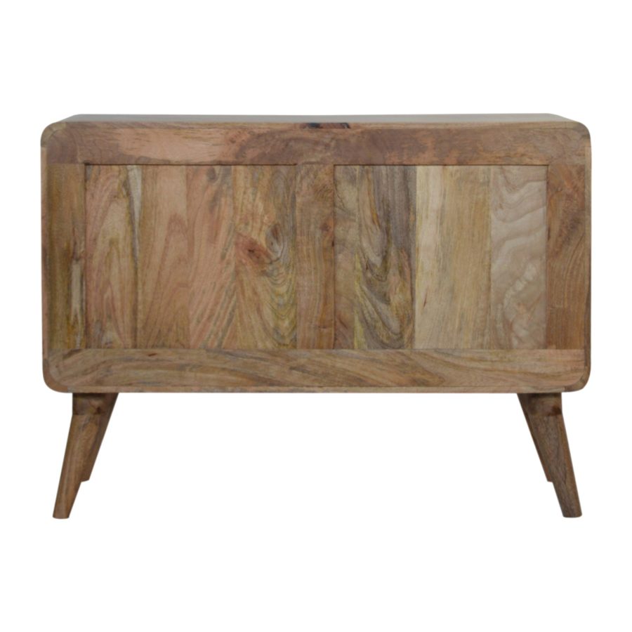 Nordic Rattan Solid Mango Wood Woven Sideboard Oak-ish - Fit You