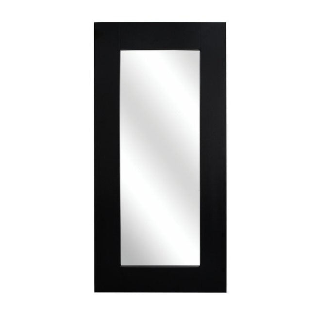 200cm Height Freestanding Mirror with Black Oak Frame - Fit You