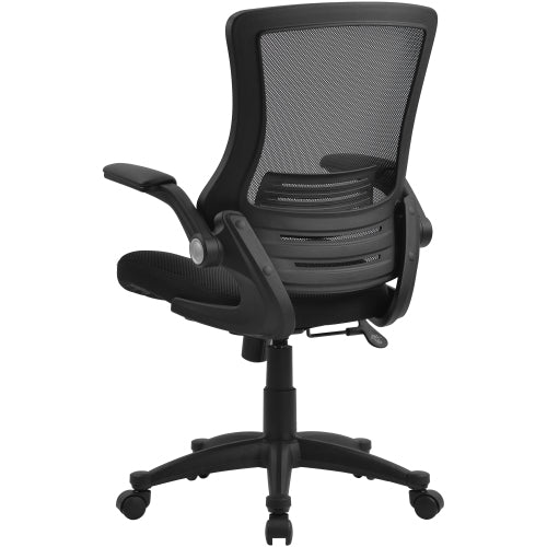 Adjustable Office Chair Back Support Swivel Flip Up Arm Computer Desk Task Chair - Fit You