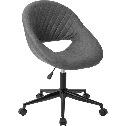 Adjustable Height Office Chair Swivel Desk Chair with Armrest Computer Chair Bedroom Armchair - Fit You