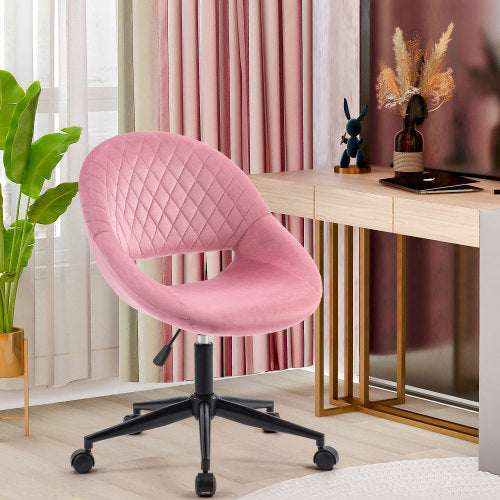 Adjustable Height Office Chair Swivel Desk Chair with Armrest Computer Chair Bedroom Armchair - Fit You