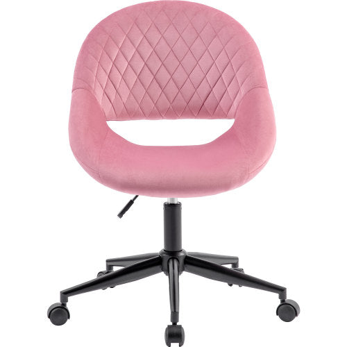 Adjustable Height Office Chair Swivel Desk Chair with Armrest Computer Chair Bedroom Armchair - Fit You