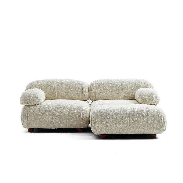 Pebbles Loveseat + Ottoman - Fit You