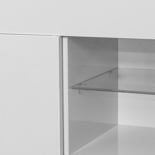 High Gloss LED Sideboard Kitchen Cabinet - Fit You