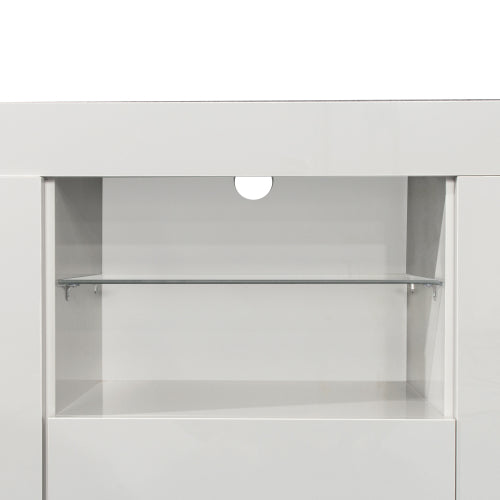 High Gloss LED Sideboard Kitchen Cabinet - Fit You