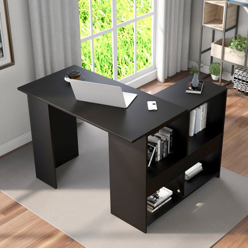 L-Computer Desk with Large Storage Space Study Desk - Fit You