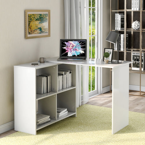 L-Computer Desk with Large Storage Space Study Desk - Fit You